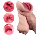MNN24-FD35-Male Masturbator Adult Sex Toys/Sex Doll, 3D Textured with Sexy Mouth Realistic Vagina Tight Anus - Image 3