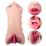MNN24-FD35-Male Masturbator Adult Sex Toys/Sex Doll, 3D Textured with Sexy Mouth Realistic Vagina Tight Anus - Image 5