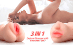 MNN13-MQ107-Male Masturbator with Lifelike Male Face, Mouth & Anal Penis Stimulation, Deep Throat Adult Sex Toys for Men Masturbation - Image 10