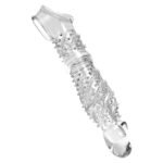 UMP-S07A Reusable Transparent TPE Vagina Stimulating Penis Sleeve - Image 6