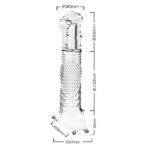 UMPS-S8A Reusable Transparent TPE Vagina Stimulating Penis Sleeve - Image 2