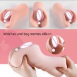 MNN13-MQ120-Male Masturbator 2 in 1 Adult Sex Toy with 3D Tight Vagina & Anus for Men Masturbation, Soft Simulating Realistic Vagina Design Best Wrapped Feeling - Image 4