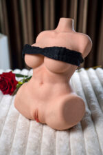 Silicone Half Body 4.4kg Realistic Solid Silicone Male Stroker Cup