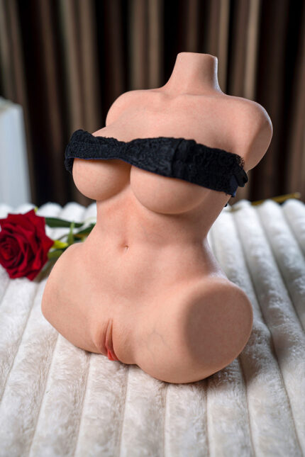 Silicone Half Body 4.4kg Realistic Solid Silicone Male Stroker Cup