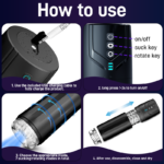 Automatic Sucking Male Personal Massager | Vacuum Design Waterproof Adult Pleasure Cup - Image 5