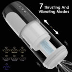 Fully Automatic Telescopic Vibrating Male Stroker Cup with Body-Safe Material & Soundproof Design - Image 2