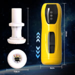 Automatic Telescopic Vibrating Male Stroker Cup for Adult Pleasure - Image 6