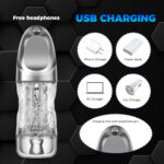 7 Suction Modes Electric Male Masturbator | Transparent 3D Pocket Pleasure Toy - Image 7