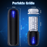 E-FJB-010 Sucking Vibrating Male Stroker Cup with Heating Function - Image 2