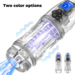7 Suction Modes Electric Male Masturbator | Transparent 3D Pocket Pleasure Toy - Image 8