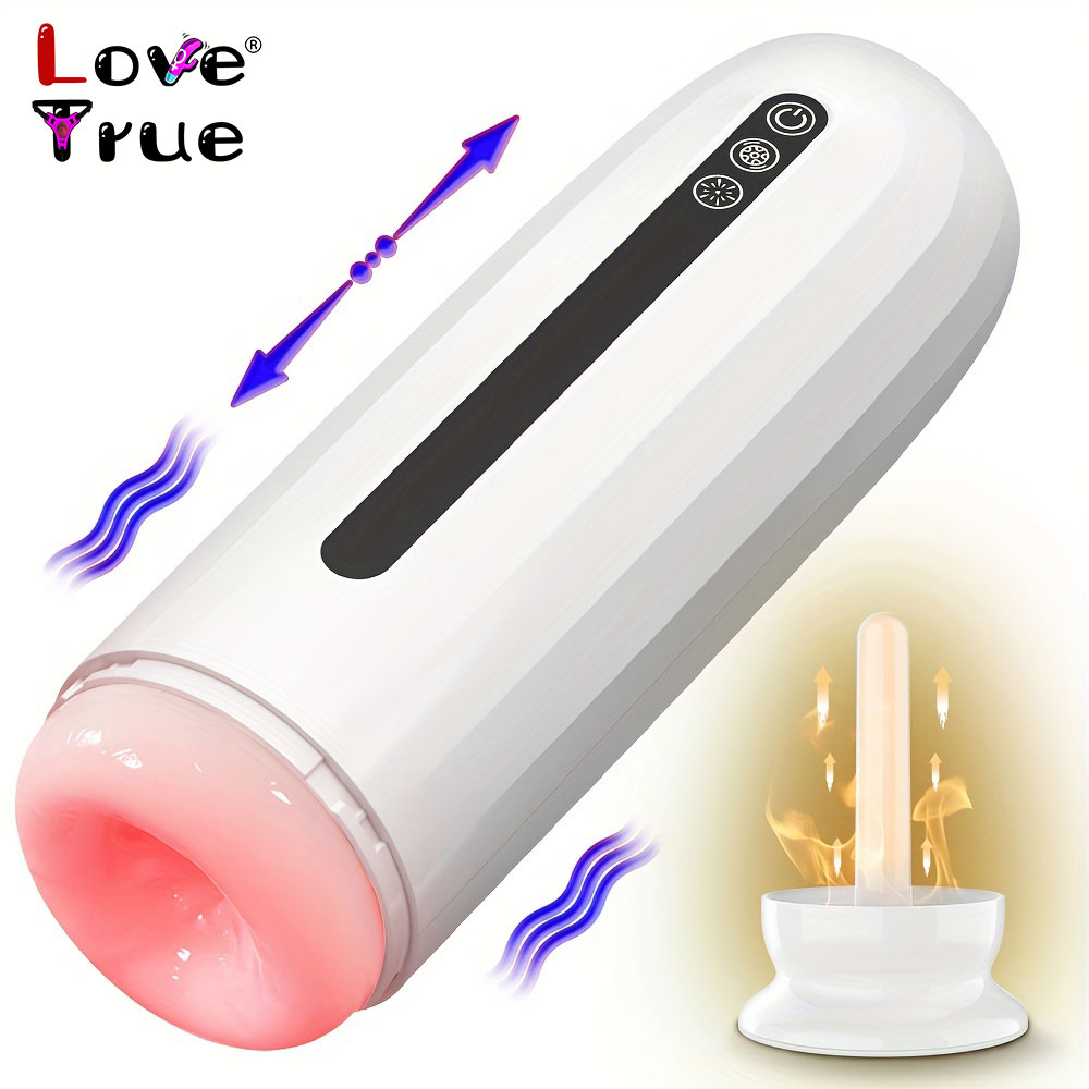 主图 Handsfree Automatic Telescopic Rotating Male Stroker Sensitivity Trainer - Image 1