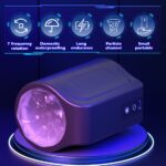 Black Open-End Deep Throat Automatic Rotating Vibrating Male Stroker - Image 4