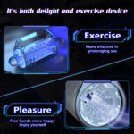 Black Open-End Deep Throat Automatic Rotating Vibrating Male Stroker - Image 10