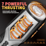 7-Vibrating & 7-Thrusting Male Stroker Cup | Adult Pleasure Toy - Image 5