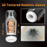 7-Vibrating & 7-Thrusting Male Stroker Cup | Adult Pleasure Toy - Image 6